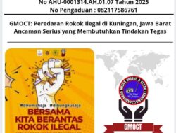 GMOCT: Peredaran Rokok Ilegal di Kuningan, Jawa Barat Ancaman Serius yang Membutuhkan Tindakan Tegas