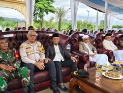 Polsek Leuwiliang menghadiri lounching SPPG, yayasan tidar biru sejahtera di pondok pesantren mama bakri