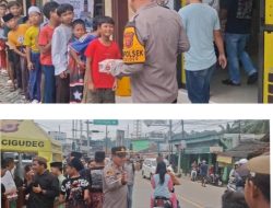 Polsek Cigudeg Gelar Jumat Berkah Dan Bagi Takjil Gratis di Hari Kedua Ramadan 1447 H