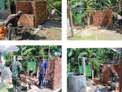  Satgas TMMD Fokus Tingkatkan Kesehatan Warga – Fasilitas MCK Dibangun di Nagan Raya