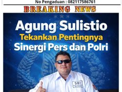 Agung Sulistio Tekankan Pentingnya Sinergi Pers dan Polri