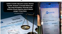 Sudah Transfer Rp2 Juta Lunasi, Namun Pemilik 150 Butir Tramadol Bebas dari Tiga yang Ditangkap, Keluarga yang Ditahan Desak Kapolres Metro Bekasi Jangan Tutup Mata