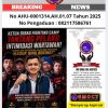 Press Release GMOCT Ketua GIBAS Fighting Camp Tantang Pelaku Intimidasi Wartawan: “Sok Jago” Hobi Kekerasan? Masuk Ring Boxing Saja! KUNINGAN (GMOCT) 28 Mei 2026 – Gabungan Media Online dan Cetak Ternama (GMOCT) menerima laporan dan informasi lengkap dari rekan media anggota kami, KabarSBI.com, terkait kecaman keras yang disampaikan Fahry Ramadhan, Ketua GIBAS Fighting Camp, atas aksi penggerudukan dan intimidasi yang menimpa Kabiro KabarSBI.com Kuningan, Dadan Sudrajat, pada Senin (25/5/2026). Fahry bahkan menantang para pelaku yang gemar melakukan kekerasan agar berani bertindak jantan secara perorangan di atas ring, bukan mengandalkan kekuatan massa. Dalam pernyataannya, Fahry Ramadhan menilai tindakan sekelompok orang yang mengatasnamakan organisasi masyarakat saat mendatangi kediaman Dadan Sudrajat sudah sangat melampaui batas kewajaran. Berdasarkan rekaman video yang beredar, terdengar jelas ucapan yang bernada ancaman pembunuhan, bahkan terlihat ada oknum yang dengan sengaja menendang pintu rumah. Hal ini, menurut Fahry, bukan lagi bentuk penyampaian keberatan biasa, melainkan tindakan pidana berupa ancaman dan kekerasan yang harus ditindak tegas. “Kalau memang merasa keberatan atau dirugikan dengan isi pemberitaan, jalur yang benar itu jelas: gunakan hak jawab, minta klarifikasi, atau lapor lewat jalur hukum. Tidak ada alasan sah mendatangi rumah orang secara bergerombol, mengancam nyawa, hingga merusak fasilitas rumah. Wartawan bekerja berdasar fakta dan data, tugas mereka adalah mengawasi kepentingan publik, bukan untuk ditakut-takuti,” tegas Fahry dengan nada tegas. Pemilik wadah latihan bela diri ini pun menyindir tajam keberanian palsu para pelaku yang hanya berani bertindak saat berjumlah banyak. Ia menantang mereka yang merasa jagoan dan gemar melakukan kekerasan untuk membuktikan keberaniannya di tempat yang seharusnya. “Jangan jago kalau sudah keroyokan. Itu bukan berani, itu pengecut namanya. Kalau memang hobi kekerasan dan merasa punya tenaga lebih, salurkan ke tempat yang benar. Masuklah ke arena tinju atau ring pertandingan, kita ukur kemampuan satu lawan satu secara adil. Di situ baru terlihat siapa yang benar-benar berani, bukan menekan orang yang sendirian,” sergah Fahry. Lebih lanjut, Fahry mengingatkan bahwa budaya mengancam dan mendatangi rumah warga berkedok ormas sangat berbahaya bagi ketertiban umum dan kondusivitas Kabupaten Kuningan. Ia pun mendesak Polres Kuningan untuk segera memproses hukum seluruh pihak yang terlibat, agar masyarakat dan insan pers bisa bekerja serta hidup dengan rasa aman, tanpa dihantui ketakutan atas tindakan sewenang-wenang kelompok tertentu. “Jangan sampai di Kuningan tumbuh pemahaman bahwa mengancam atau mengeroyok orang itu hal lumrah. Tegaslah bertindak, agar kejadian kelam seperti ini tidak terulang lagi kepada siapa pun,” pungkas Fahry Ramadhan. #noviralnojustice #gibas #lmpi #gmoct (Tim Liputan GMOCT / KabarSBI) GMOCT: Gabungan Media Online dan Cetak Ternama Editor: