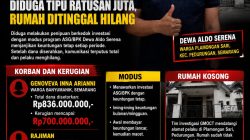Modus Investasi Bodong ASG/BPK, Dewa Aldo Serena Warga Plamongan Sari Diduga Tipu Ratusan Juta, Rumah Ditinggal Hilang