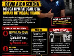 Modus Investasi Bodong ASG/BPK, Dewa Aldo Serena Warga Plamongan Sari Diduga Tipu Ratusan Juta, Rumah Ditinggal Hilang