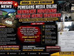 Diduga Diintimidasi Puluhan Oknum Wartawan di Lokasi Proyek Puskesmas Warungpring, Pemegang Media Minta Penegakan Hukum