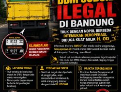 Marak Mafia BBM Subsidi Ilegal di Bandung, Truk dengan Nopol Berbeda Ditemukan Beroperasi, Diduga Kuat Milik H. OD
