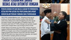 Jelang Sidang Tuntutan Tambang Emas Paningkaban, Ketua DPD PPWI Jateng Apresiasi Profesionalisme JPU & Majelis Hakim PN Purwokerto: Yakin Terdakwa Sarko Bebas atau Dituntut Ringan