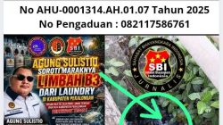 Agung Sulistio Soroti Dugaan Maraknya Limbah B3 Usaha Laundry di Pekalongan, Desak KLH RI dan DLH Bertindak Tegas