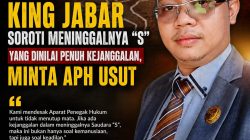 King Jabar Soroti Atas Meninggal Dunianya “S” Karumga, Eks Jampidsus*
