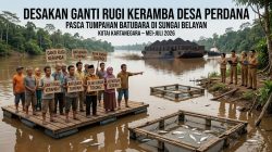 Warga Desa Perdana Desak Penyelesaian Ganti Rugi Keramba Pasca Dugaan Tumpahan Batubara di Sungai Belayan