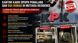 KPK Lakukan Penyegelan Kantor Kadis DPUPR Pemalang dan Dua Rumah di Mutiara Residence
