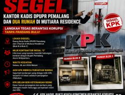 KPK Lakukan Penyegelan Kantor Kadis DPUPR Pemalang dan Dua Rumah di Mutiara Residence