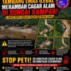 Tambang Emas Ilegal Merambah Cagar Alam di Sungai Kampar, GMOCT Minta Penegak Hukum Bertindak Tegas