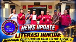 LITERASI HUKUM: Menelaah Opini Hukum Akun TikTok Ajicakra dalam Perspektif KUHP dan UU ITE