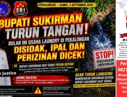 Bupati Sukirman Turun Tangan: Pekan Depan Usaha Laundry di Pekalongan Disidak, IPAL & Perizinan Dicek Menyeluruh