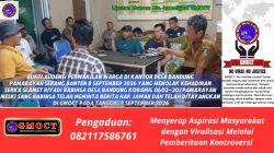 Bukti Audiensi Warga Desa Bandung Pamarayan: Masyarakat Tegas Tak Inginkan Kehadiran Babinsa Serka Slamet Riyadi