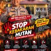Polsek Kapur IX Gencarkan Himbauan Stop Bakar Hutan dan Lahan, Edukasi Masyarakat Cegah Karhutla
