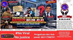 Pemanggilan Kades Giriwetan Mahmudi Belum/Tidak Jelas, Apif Sularso Kabid APD Dispermades Magelang Dinilai Tidak Tegas — GMOCT Siap Lanjut Ranah Hukum