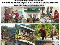 Relawan Anak Negri Teguhkan Kepedulian, Salurkan Bantuan Korban Longsor Kutawaringin