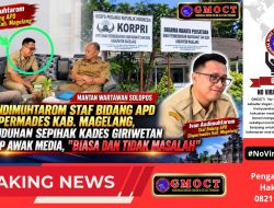 Ivan Andimuhtarom Staf Bidang APD Dispermades Kab. Magelang, Mantan Wartawan Solopos Sebut Tuduhan Sepihak Kades Giriwetan Terhadap Awak Media, “Biasa dan Tidak Masalah”