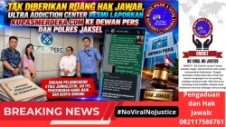Tak Diberikan Ruang Hak Jawab, Ultra Addiction Center Resmi Laporkan Kupasmerdeka.com ke Dewan Pers dan Polres Jaksel