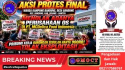 Warga Desa Bandung Tolak Keberadaan Perusahaan OS di PT MCDelica Food Indonesia, Pribumi Menjerit Hanya Jadi Pekerja Borongan