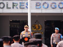 *Polres Bogor Gelar Apel Kesiapsiagaan Pengamanan Penyekatan Jelang Dua Tahun Pemerintahan Prabowo-Gibran*