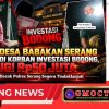 Warga Desa Bandung Serang Jadi Korban Dugaan Penipuan Investasi Bodong Rugi Rp50 Juta, Pelaku Setiap Ditagih Memegang Sajam, GMOCT Desak Polres Segera Tindak